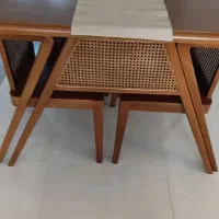 میز ناهار خوری ۴ نفره نو نو چوب راش