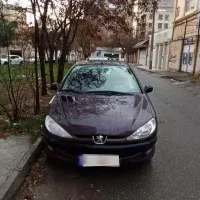 پژو ۲۰۶ تیپ ۲ تک برگ سند بی رنگ