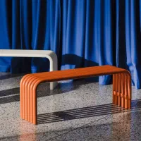 صندلی و میز هرمس پاف فلزی نیمکت پاف بار