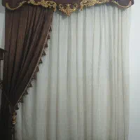 دو عدد پرده طول ۱۵۰ ارتفاع ۲ متر