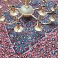 لوستر طلایی ۵ شاخه|لوستر و چراغ آویز|اردبیل, |دیوار