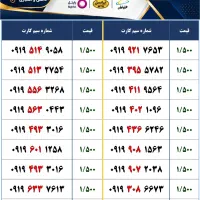 فروش سیم‌کارت اقتصادی 0919 همراه اول نقد و اقساط