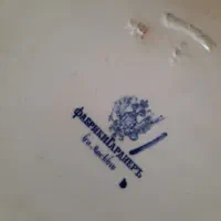 بشقاب نقش آبی قدیمی|کلکسیون اشیاء عتیقه|گرگان, |دیوار