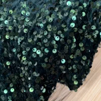 پارچه پولکی سبز