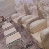 مبل سلطنتی نو|مبلمان خانگی و میز عسلی|ابریشم, |دیوار