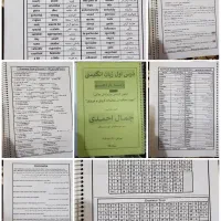 تعدادی جزوه رشته تجربی|کتاب و مجله آموزشی|مرودشت, کناره|دیوار