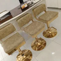 میز مدیرت مال مزون تمیز با سه دونه صندلی طلای|فروشگاه و مغازه|کرج, استاندارد|دیوار