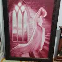 تابلو دختر در اندازه قد ۱و عرض ۸۰