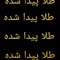 یک قطعه  طلا پیدا شده