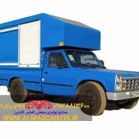 راننده همراه با نیسان مسقف پخشی شیراز
