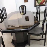 میز و صندلی ناهارخوری  ۸نفره  چوب