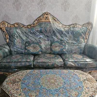 فروش مبلمان ۹ نفره همراه با میز عسلی و روکش
