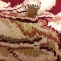 انگشتر نقره عقیق عسلی