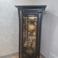 بوفه تمام چوب پشت آینه بسیار تمیز