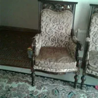 مبل نه نفره چوبی|مبلمان خانگی و میز عسلی|اصفهان, کلمه خوران|دیوار