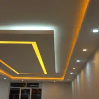 طراحی و اجرا لاین نوری هالوژن لوستر نورمخفی تابلو|لامپ و چراغ|شیراز, شهرک فرهنگیان|دیوار