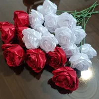 گل های روبانی|گل مصنوعی|ساوه, |دیوار