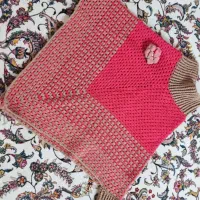 بافت پانچو بچه نو|کفش و لباس بچه|دهدشت, |دیوار