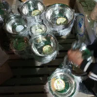 آبکش و لگن استیل 5تایی یونیک