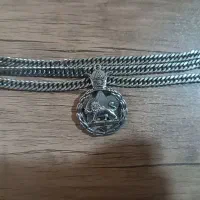 گردنبند شیر خورشید با زنجیر