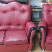 مبلمان چرم|مبلمان خانگی و میز عسلی|کاشان, گبرها|دیوار