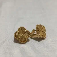 گوشواره نقره ونکلیف ایتالیا با روکش طلا|جواهرات|شیراز, زند|دیوار