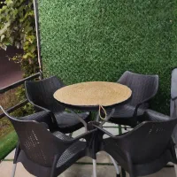 میز و صندلی حصیری|کافی‌شاپ و رستوران|لنگرود, |دیوار