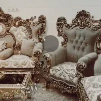 مبل/مبل سلطنتی/مبل استیل/مدل خرچنگی/اقساطی|مبلمان خانگی و میز عسلی|خمینی‌شهر, |دیوار