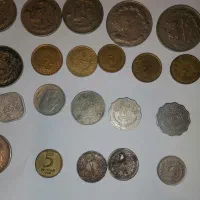 تعدادی سکه قدیمی کلکسیونی|کلکسیون سکه، تمبر، اسکناس|قم, باسکول|دیوار