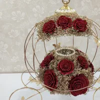 سینی حنا دسته گل گیفت|صنایع دستی و سایر لوازم تزئینی|شیراز, کوزه گری|دیوار