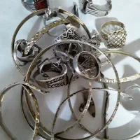 زیور الات نقره وگل نقره و غیره