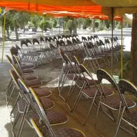 اجاره صندلی تاشوچادر مهماندارمراسم ترحیم بهشت زهرا