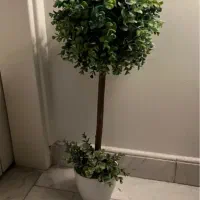 درختچه گل مصنوعی همراه با گلدان