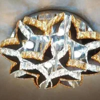 لوستر الماس.کهکشانی سقفی مدل گلتاج.AC light