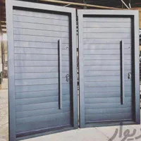 درب پیوت لولا محور ضد سرقت سرویس  روکشی|مصالح و تجهیزات ساختمان|آبیک, |دیوار