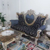 مبلمان ۷ نفره سالم وتمیز،میز وسط و دوعدد عسلی|مبلمان خانگی و میز عسلی|قدس, شهر‌قدس|دیوار