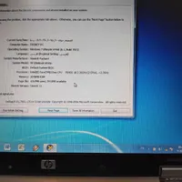 لپتاپ hp با چاپگر  hp 107aبهمراه میز نو|رایانه همراه|ری, |دیوار