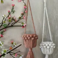 آویز گلدان وپرده