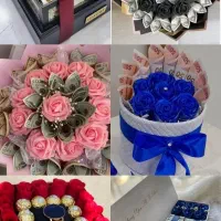 گل روبانی|گل مصنوعی|شوش, |دیوار