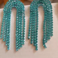 گوشواره های مجلسی وپابندیادستبندو2عددتل دخترانه