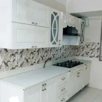 کابینت آشپزخانه با فلز وام دی اف ممبران|مصالح و تجهیزات ساختمان|تویسرکان, |دیوار