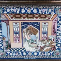 فرش و تابلو فرش دستباف چله ابریشم