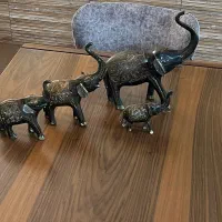 فیل برنجی|مجسمه، تندیس، ماکت|پارس‌آباد, |دیوار