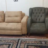 مبل راحتی 7 نفره تازه تعمیر|مبلمان خانگی و میز عسلی|قم, کلهری|دیوار