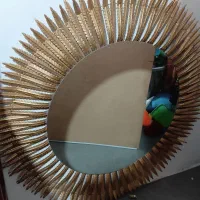 ست آیینه و ساعت برنز