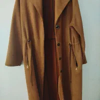 پالتو قهوهای رنگ سایز ۴۶|لباس|دورود, |دیوار