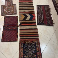 دستبافت انتیک خورجین، نمکدان و چنته قدیمی|کلکسیون اشیاء عتیقه|تهران, شهرک غرب|دیوار