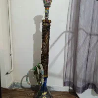 قلیان چوب گردو منبت کاری شده