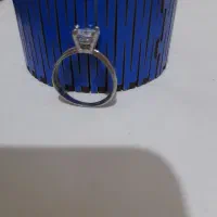 انگشتر تک نگین نقره نو نو|جواهرات|خرم‌آباد, |دیوار