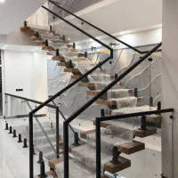 نرده شیشه ای سکوریت کابین دوش جام بالکنی پارتیشن